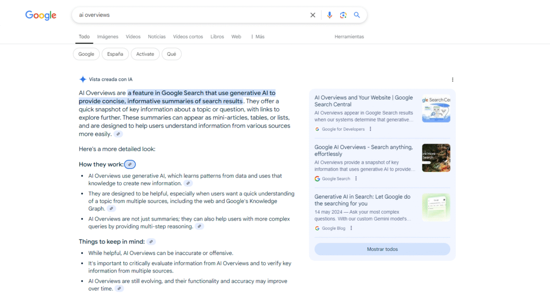 AI Overviews: la revolución de la búsqueda en Google y su impacto en el eCommerce