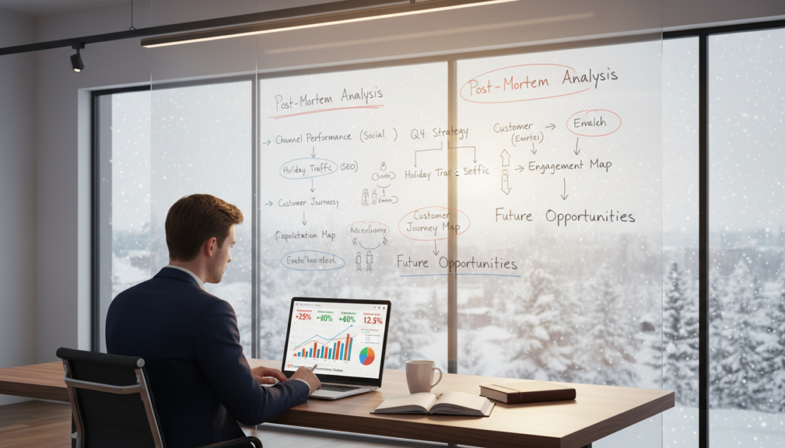 Análisis Post-Mortem de Navidad: Qué métricas revisar en GA4 para saber si ganaste dinero real.